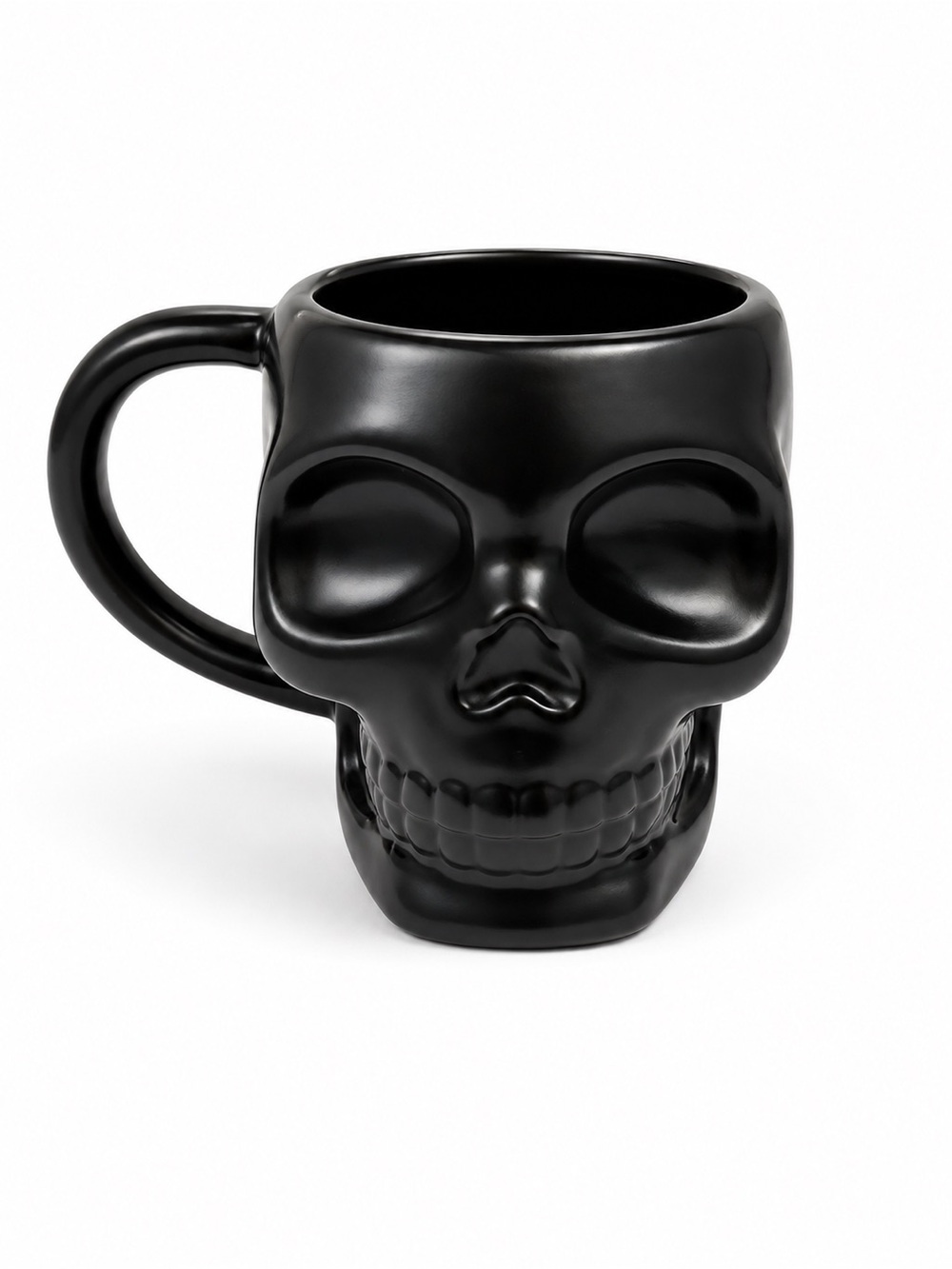 Black Skull Ceramic Mug - Home Accents